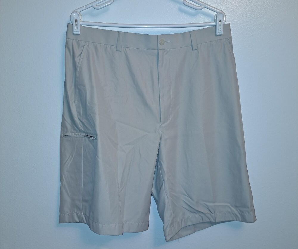 Grand Slam Lightweight Flat Front Golf Hybrid Cargo Shorts